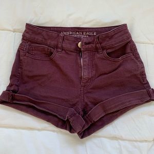 American Eagle Hi-Rise shorts